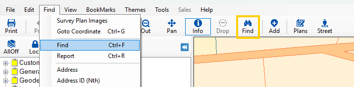 Find Window Toolbar Icon